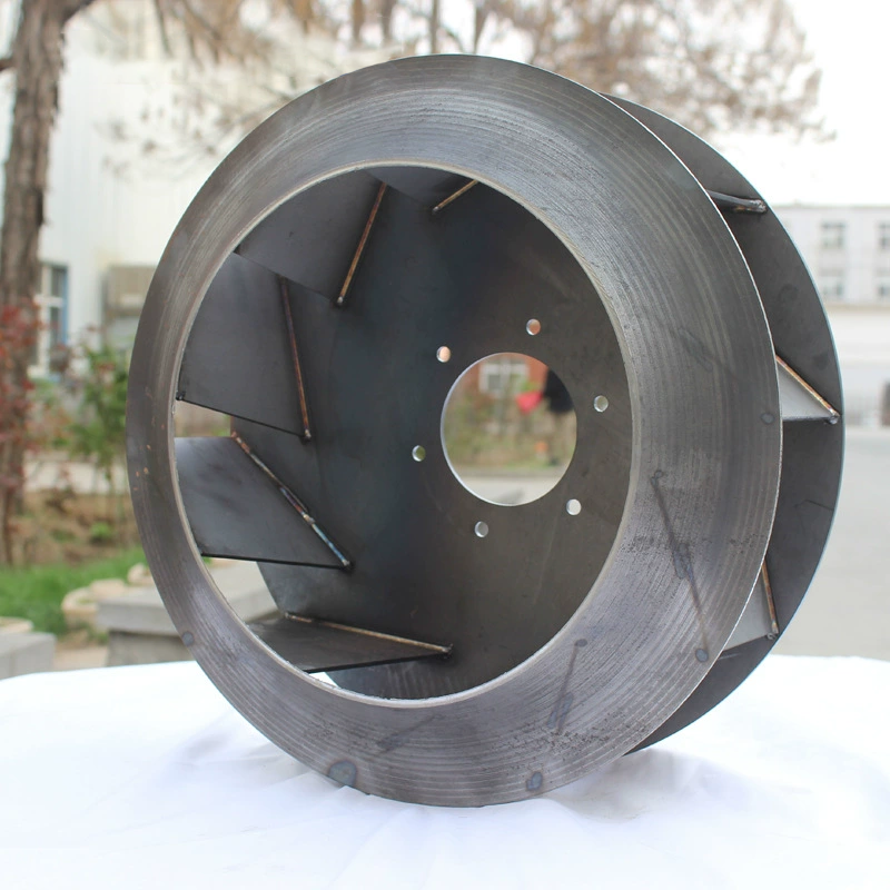 Industrial High Pressure Centrifugal Flow Fan Impeller Backward Curved Blades