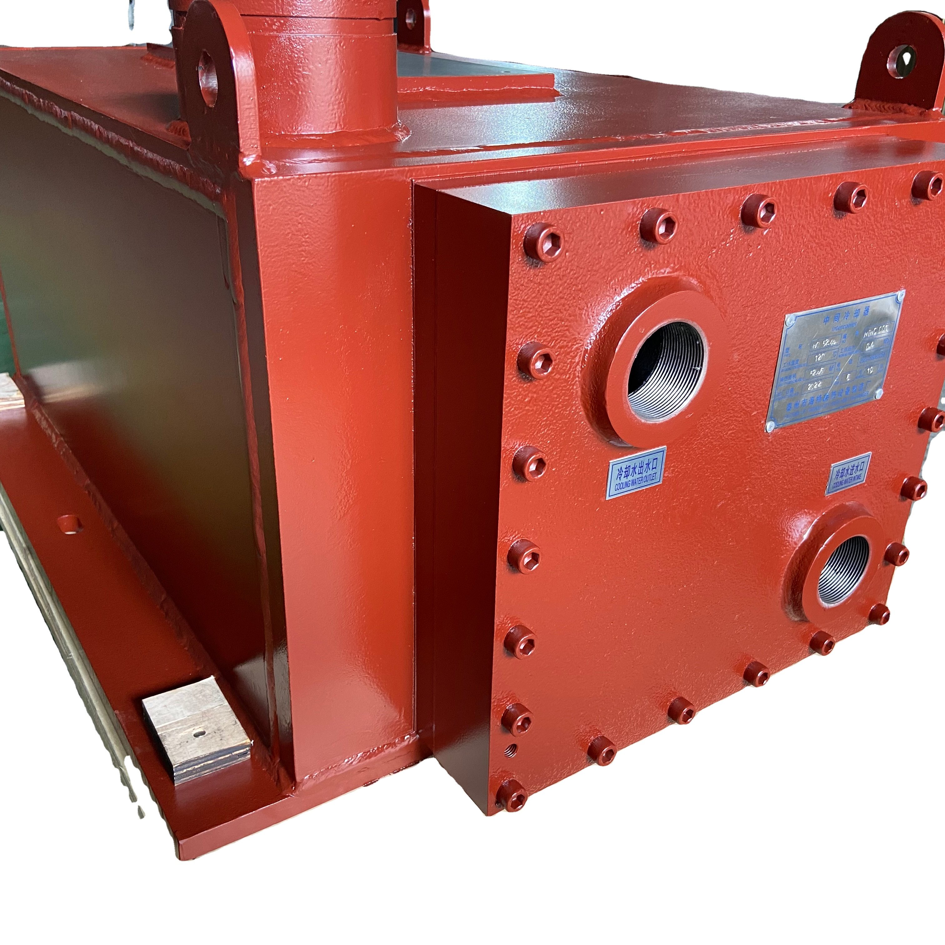 Finned Evaporator Condenser Air-bearing Cooler Heat Exchanger for Air Compressor Intercambiador De Calor