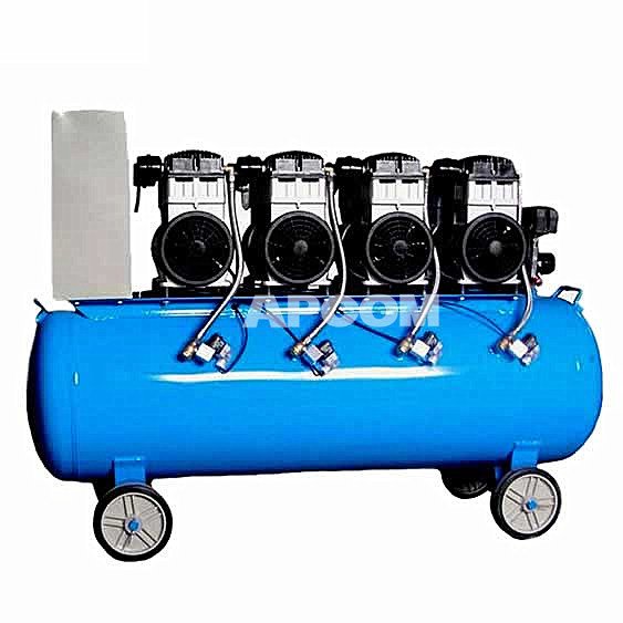 APCOM EX1100*4-120 4.4kw 3 hp 50100 150 Liter Aircompressor 150Liter Compresseur 100 Litres Mute Oil Free Air Compressor