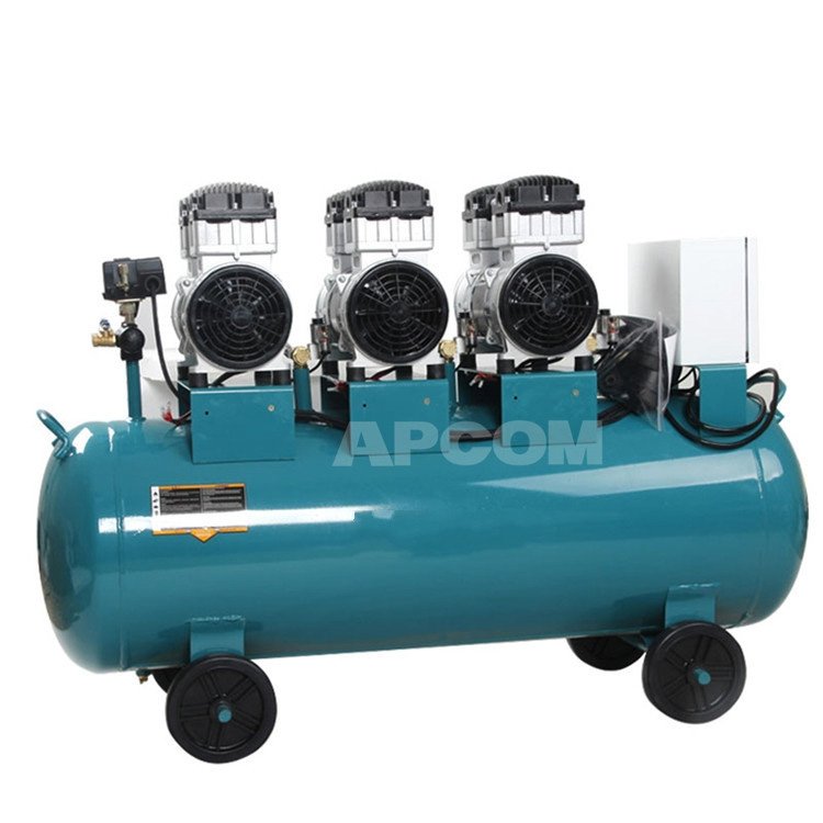 APCOM EX1100*4-120 4.4kw 3 hp 50100 150 Liter Aircompressor 150Liter Compresseur 100 Litres Mute Oil Free Air Compressor