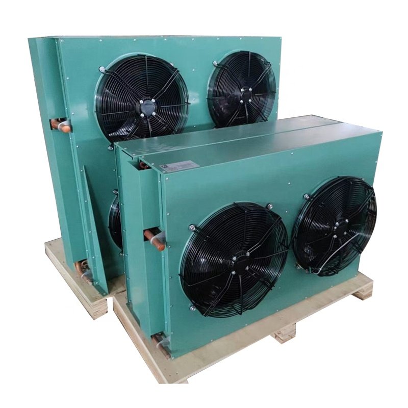 Factory Price Four Fans Air Cooled Condensing Unit Low Temperature Condensing Unit Evaporator and Condensing Unit