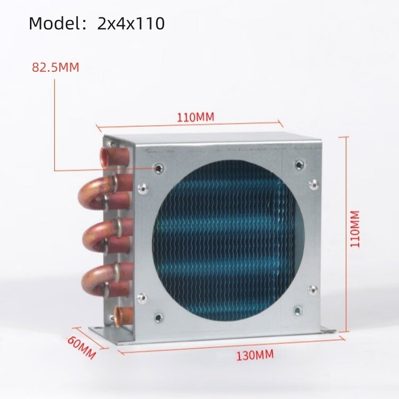 Conventional Refrigerator with Shell Condenser Small Copper Tube Heat Exchanger Tube Mini Refrigerator Evaporator