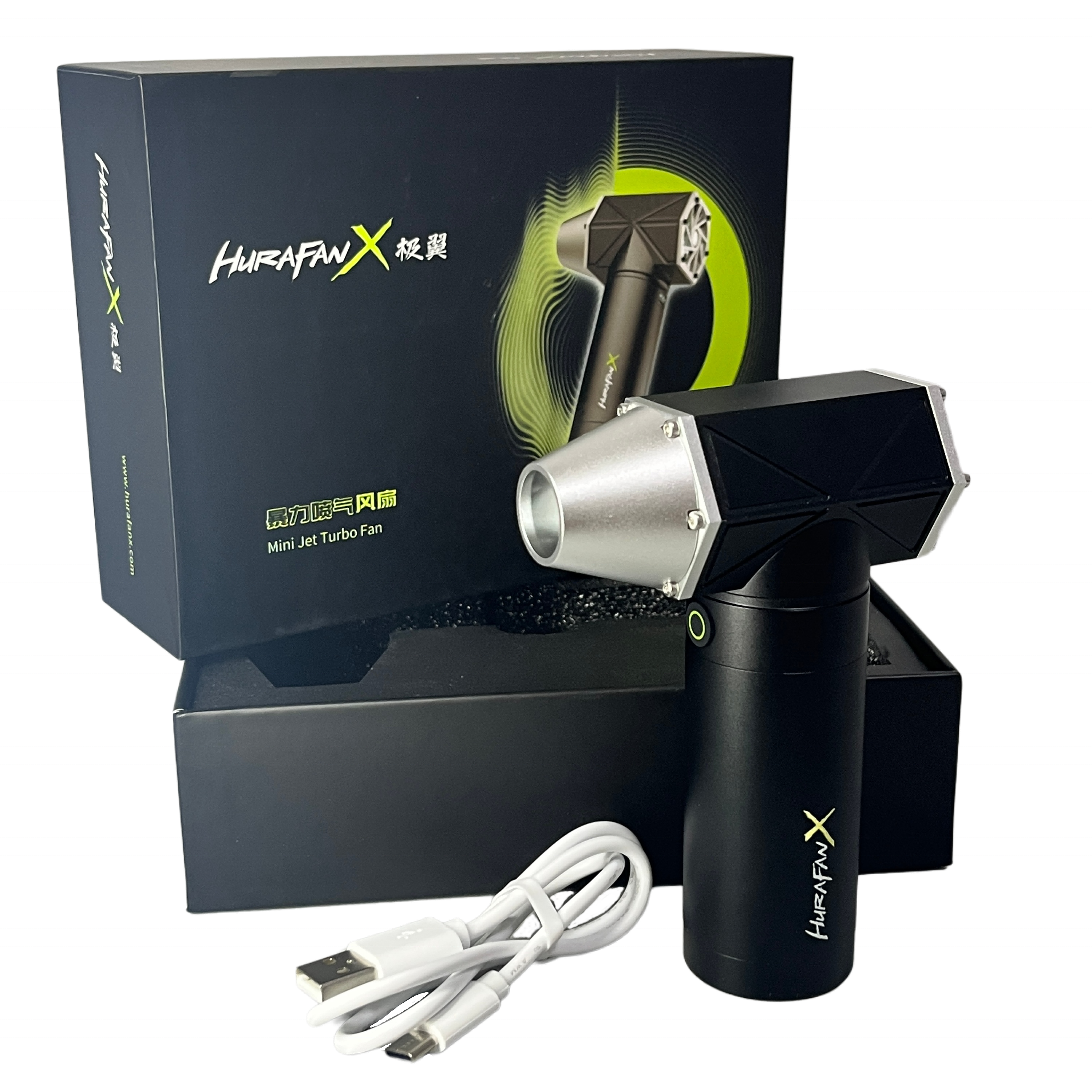 Portable Mini Turbo Jet Fan Multifunctional Blower Industrial Grade Aluminium Alloy Material Battery Powered