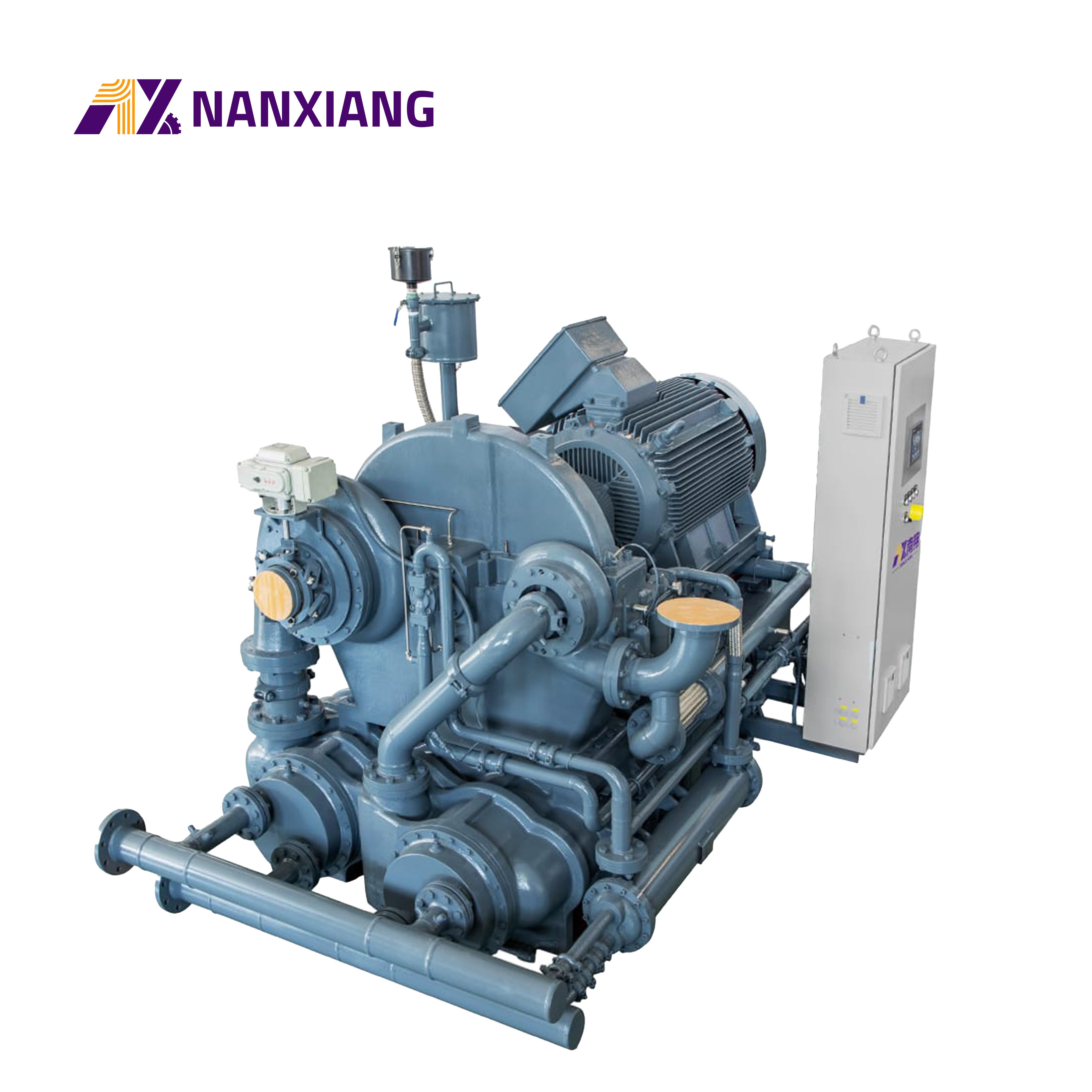 Electric Silent Oil Free Air Compressor 0.8-25bar 1500kw Industrial Centrifugal Oil Free Air Compressor