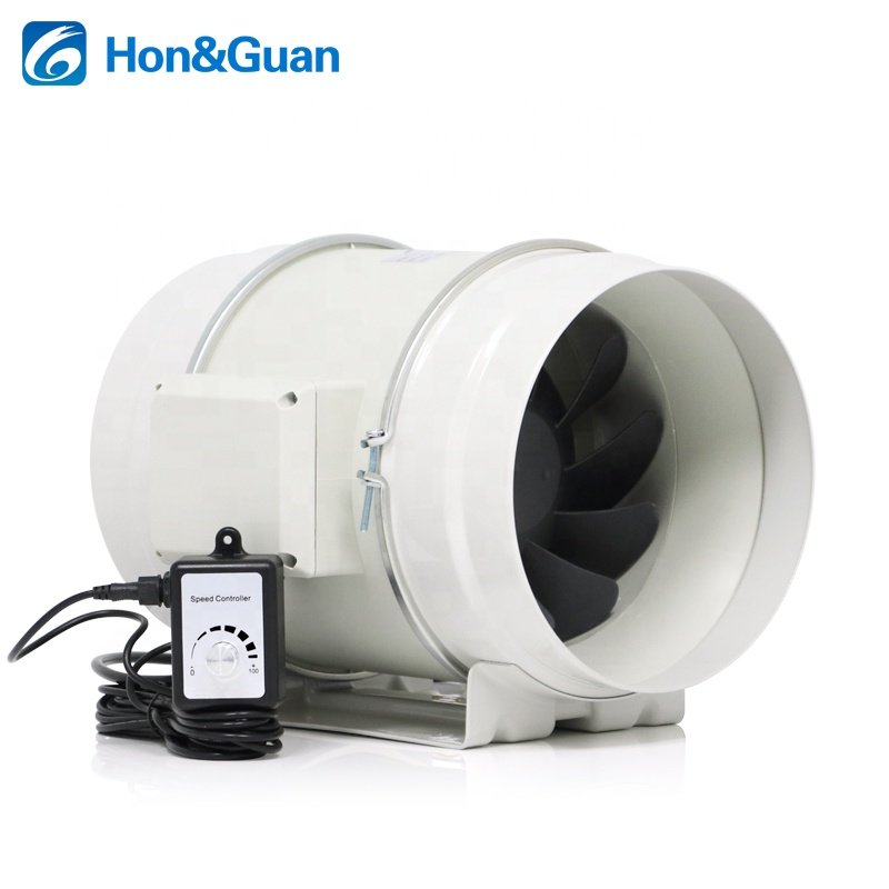 Eco-Watt Mixed Flow Duct Fan with Speed Controller Ventilator Blower for Ventilation Confined Space Blower Exhaust Fan