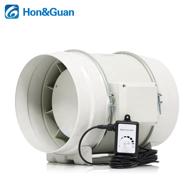 Eco-Watt Mixed Flow Duct Fan with Speed Controller Ventilator Blower for Ventilation Confined Space Blower Exhaust Fan