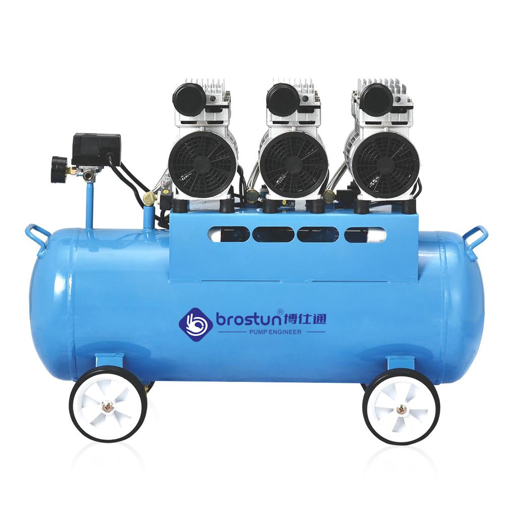 70l Small Industrial Portable Super Quiet Silent Electric Dental Compressors Spray Paint Oil Free Air Compressor