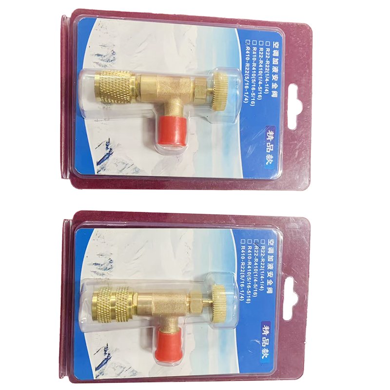 High Quality Brass/Copper Manual Power Source Refrigerant Charging Valve Air Conditioning Fitting Made in China
