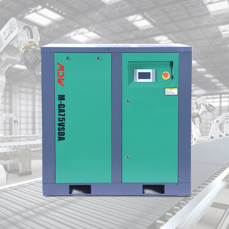 Mandiwi Hot Sale Electric 7.5KW 11KW 15KW 22KW Slient Industrial Rotary Screw Air Compressor 10HP 15HP 20HP 30HP