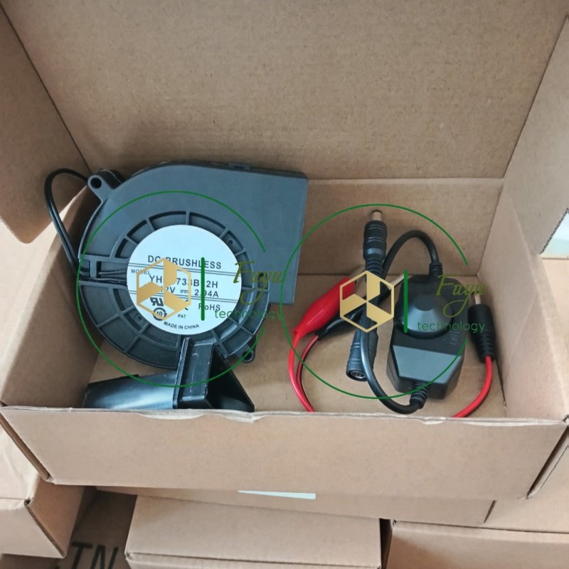 DC 12V 2.94A DC Brushless YHB9733B12H 5500rpm Air turbo blower with LED Strip Dimmer Switch