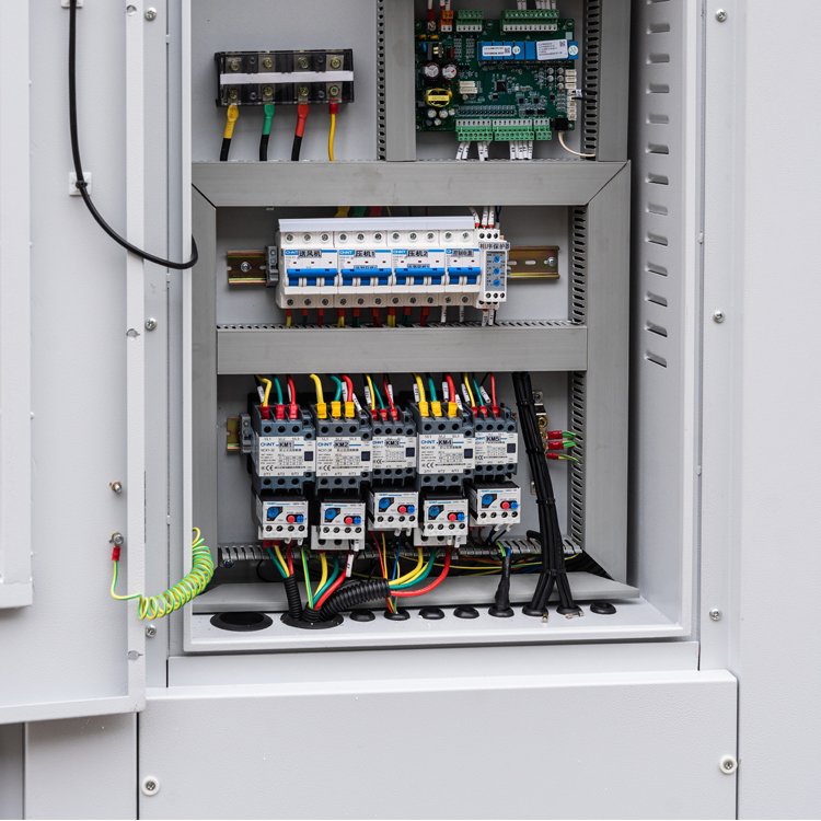 DX Type 60KW 15RT AC Air Handling Unit AHU Industrial Air Conditioning for Hotels Electrical Power Source
