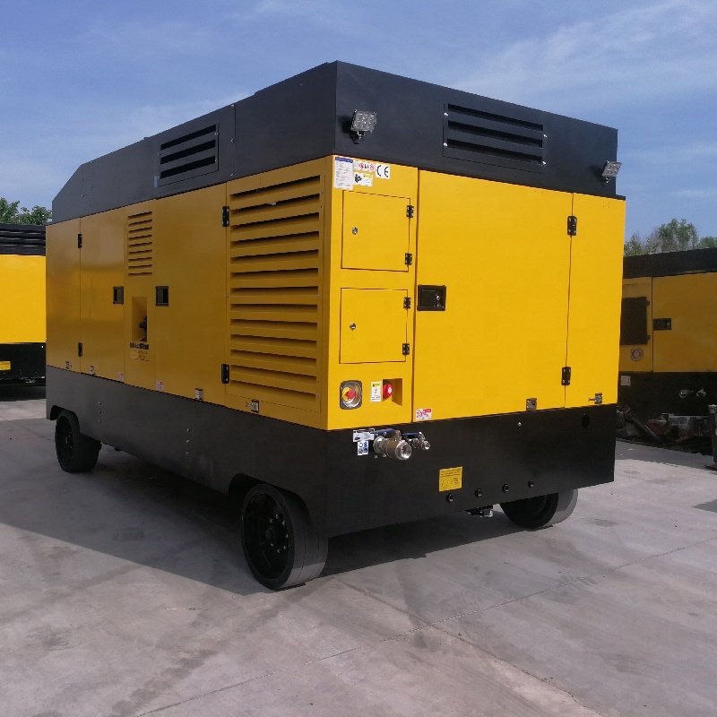 Aircompressors Manufacturer 300 Cfm 14 Bar Diesel Mobile Screw Air Compressor for Sale