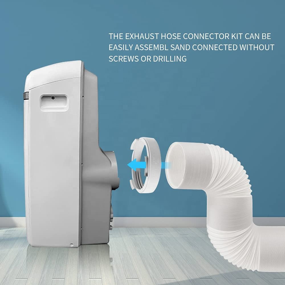 Air Conditioner Accessories Round Mobile air Conditioning Exhaust 5.9 Inch AC Exhaust Hose Connector Adapter Hose Coupler