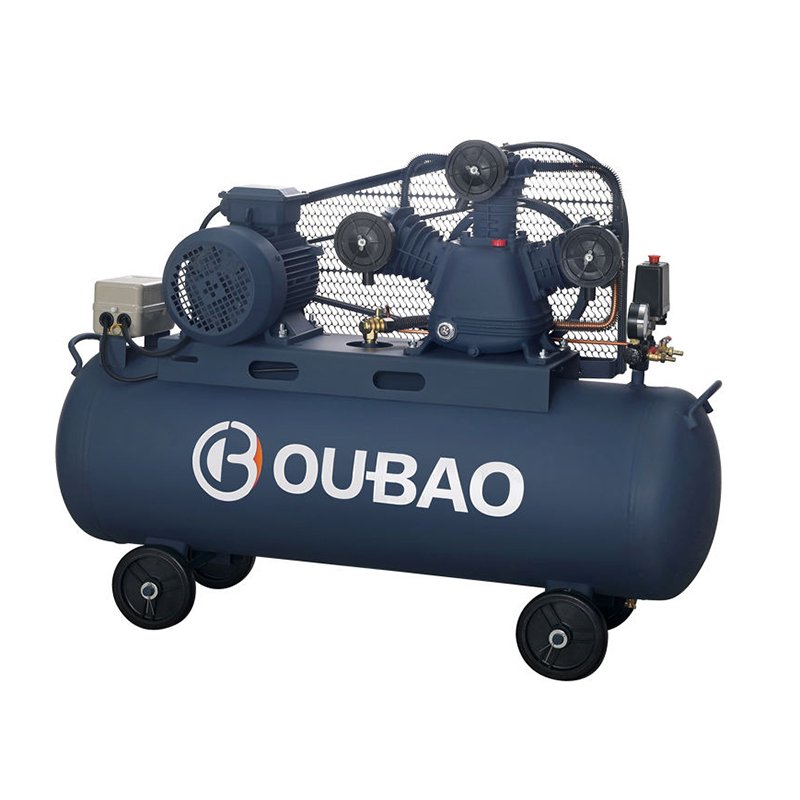 OUBAO Compresor De Aire Portatil Professional 3kw 4hp Portable Electric Belt Driven Air Compressor