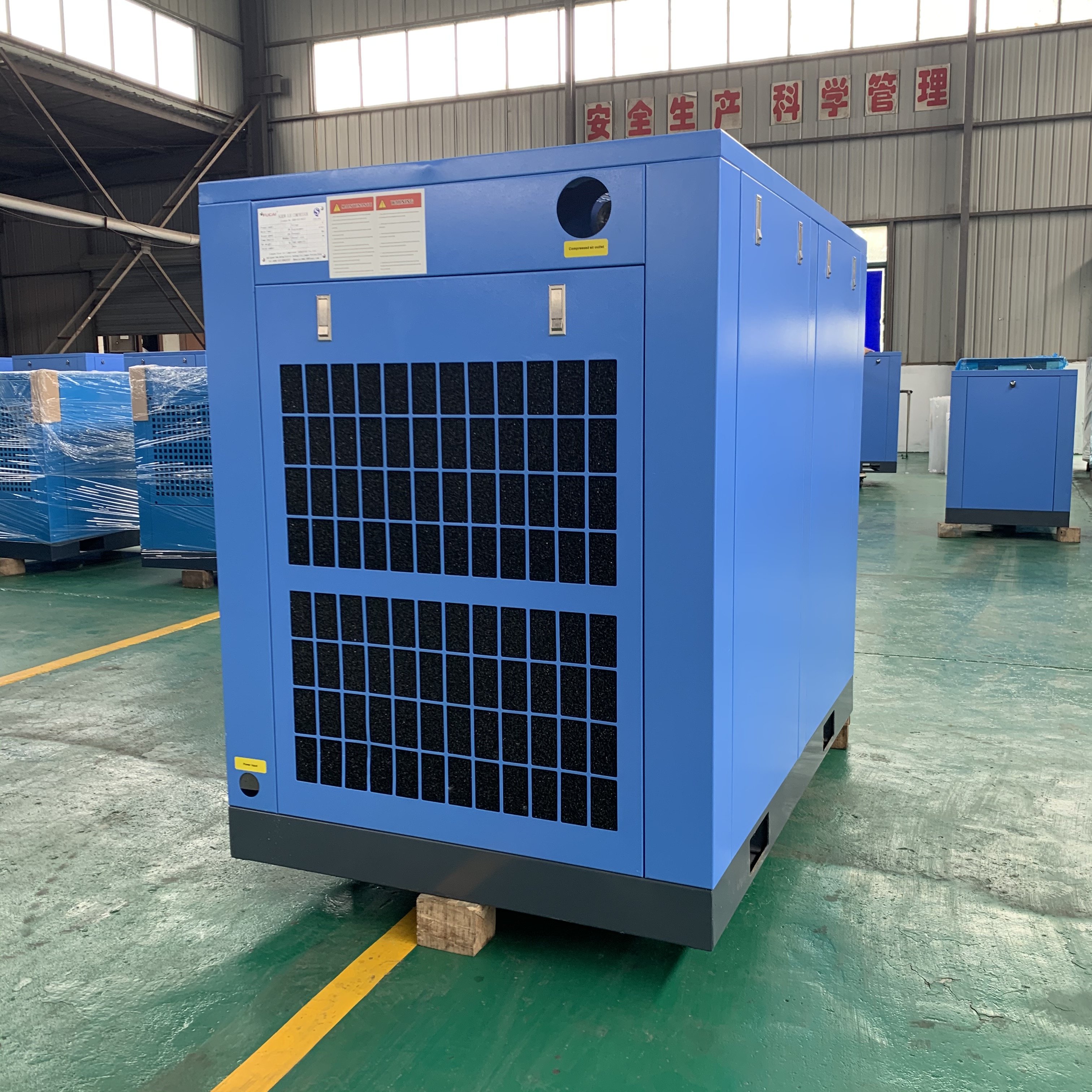FUCAI Manufactory Direct Driving Low Noise 8/10/13bar Industrial Compressor Rotary Wholesale air Compressor 50 hp 37kw