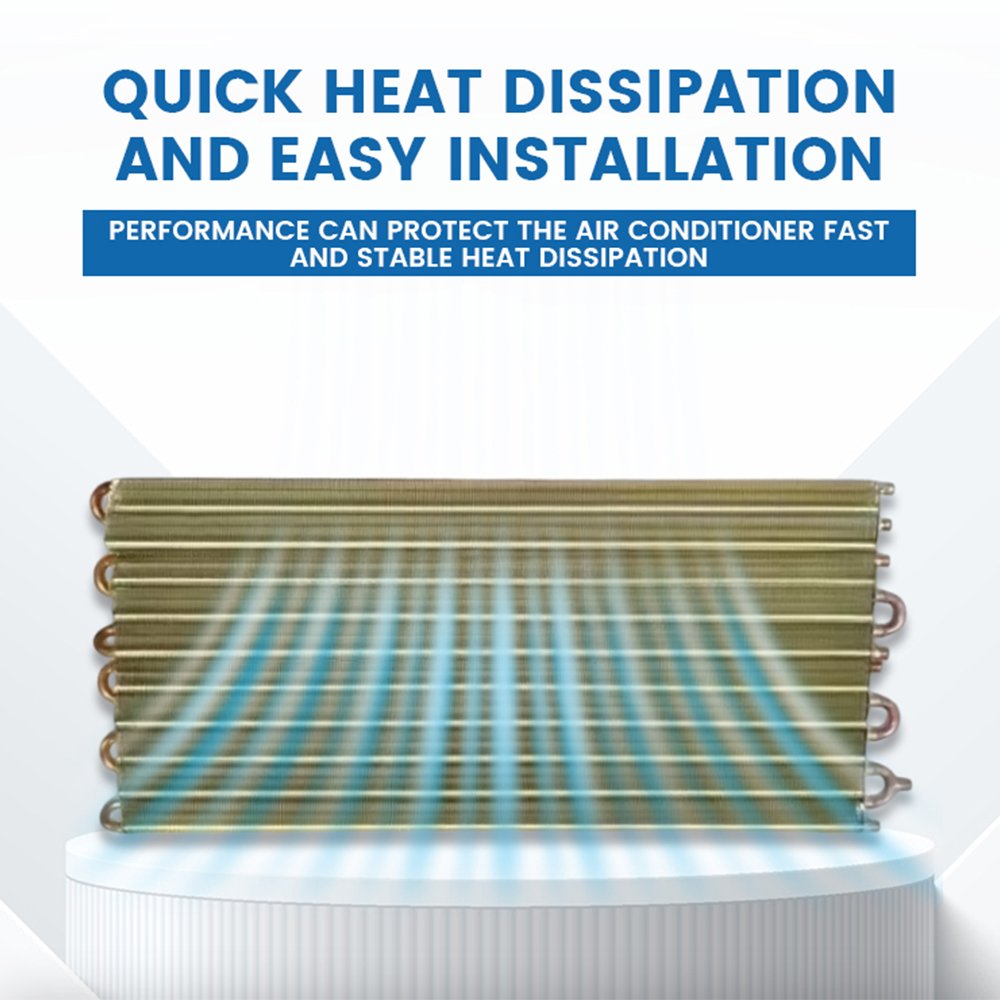 Wholesale Custom Air Conditioner Aluminum Fin Plate High-Quality Heat Exchanger Condenser