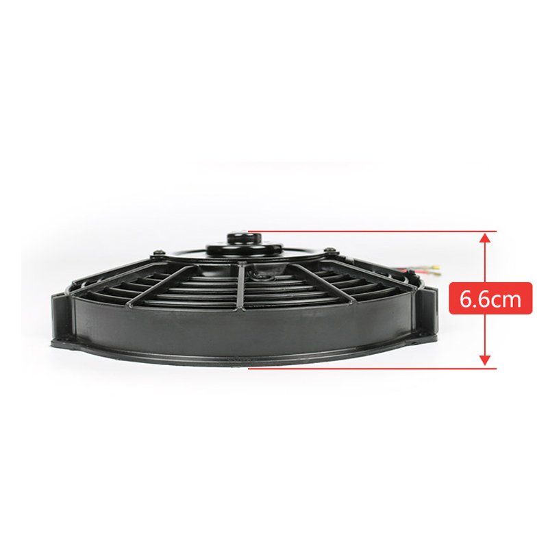 Electronic Fan with an 8-inch Blade 12 Volts and 80 Watts Is Suitable for Car air Conditioning with Good Quality and Low Price.