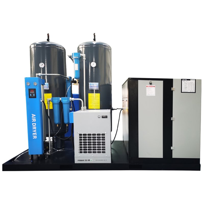 20Bar 5.2M3/Min 55Kw Skid Mounted Laser Cutting Screw Air Compressor With Inverter