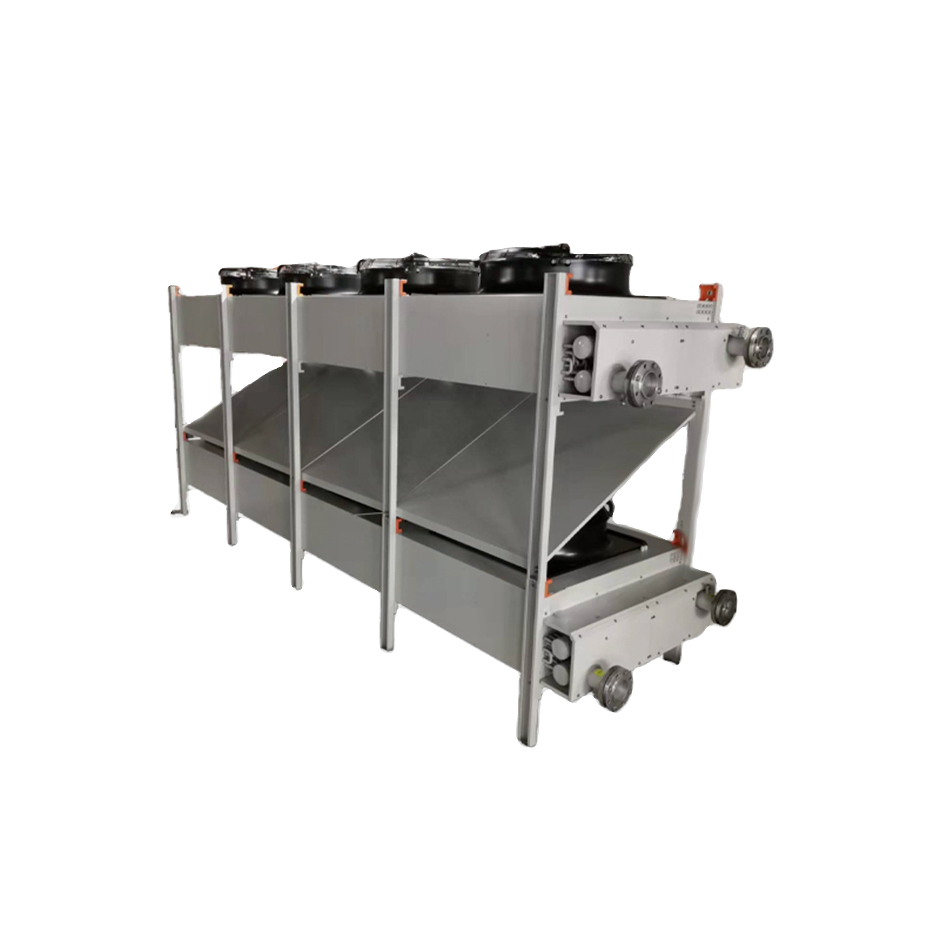 Preferref Hot Sale Low Sound Efficient Power Fin Tube Dry Air Cooler for Plastic Industry