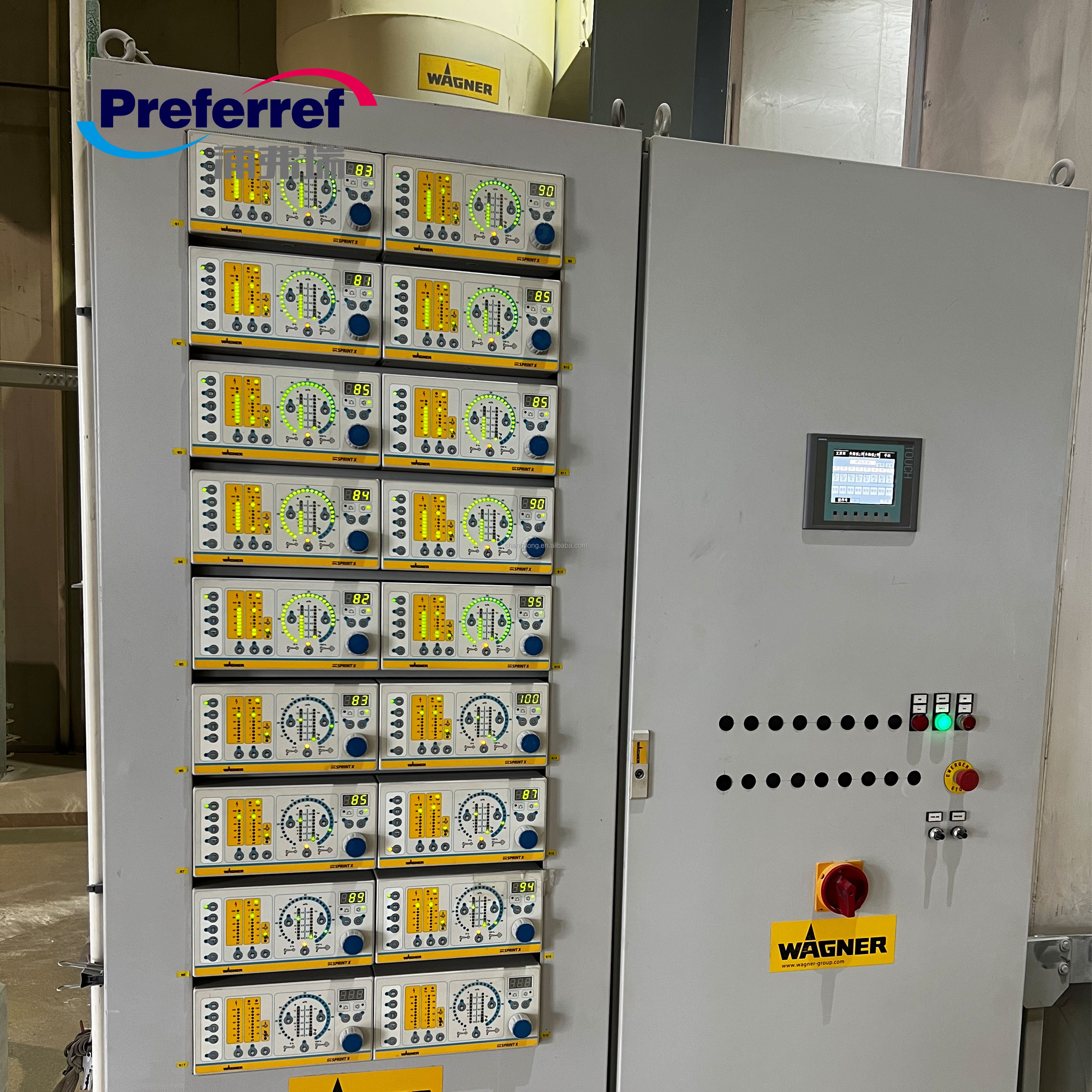 Preferref Hot Sale Low Sound Efficient Power Fin Tube Dry Air Cooler for Plastic Industry