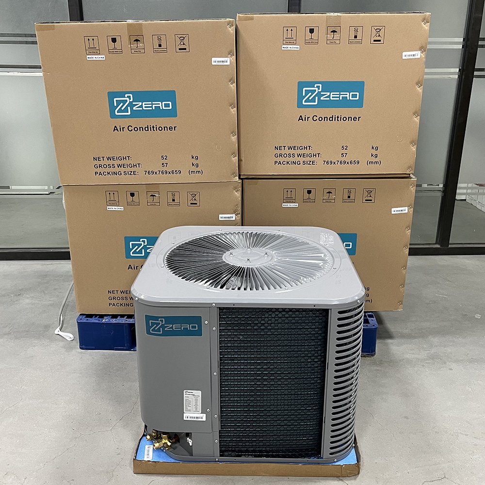 Zero Latam 13 Seer R410A On/off Cooling and Heating Air Conditioner 60Hz Top Discharge Condenser Inverter Air Handler Unit