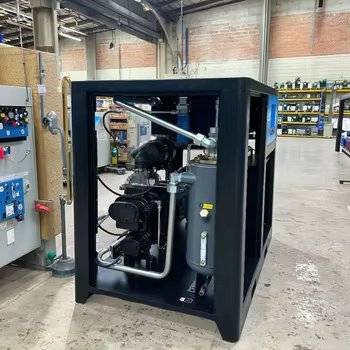 Industrial 30kw Rotary Screw Air Compressor 45kw Direct Drive Motor 132kw 20bar Low Noise Oil Engine Gas Industrial Compressor