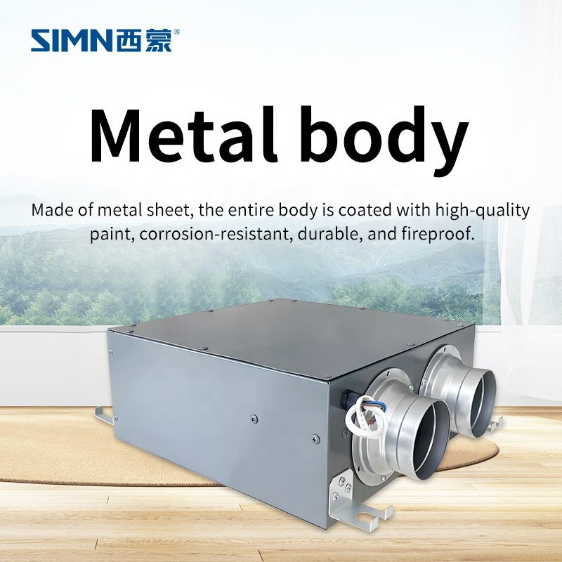 Reliable Space-Saving Duct Blower Fan Home Restaurant Industrial Manufacturing Plant Use 220V AC/DC Electric Stainless Steel