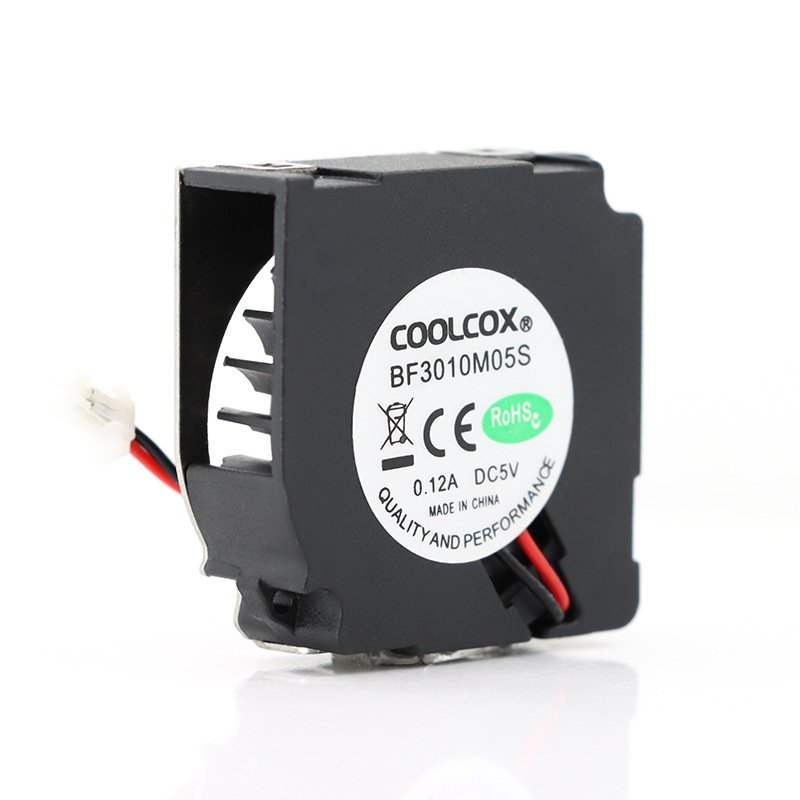 CoolCox 30x30x10mm air Blower Fan,30mm 5V 12V 24V Exhaust Fan for air Purifier,Automotive Wireless Charger,model Airplane
