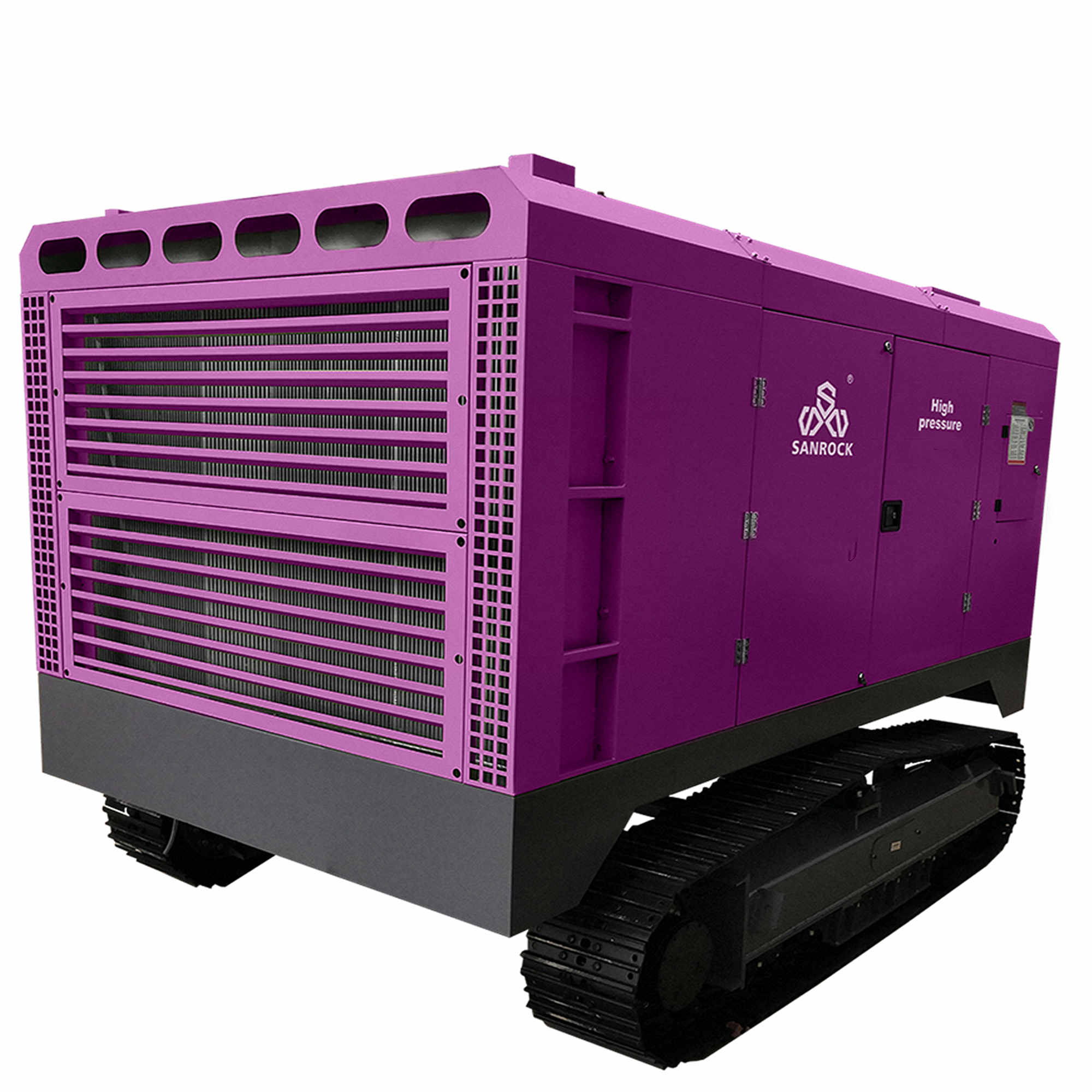 Steel Crawler Air Compressor Machine Mining Screw Air Compressor Portable Air Compressor