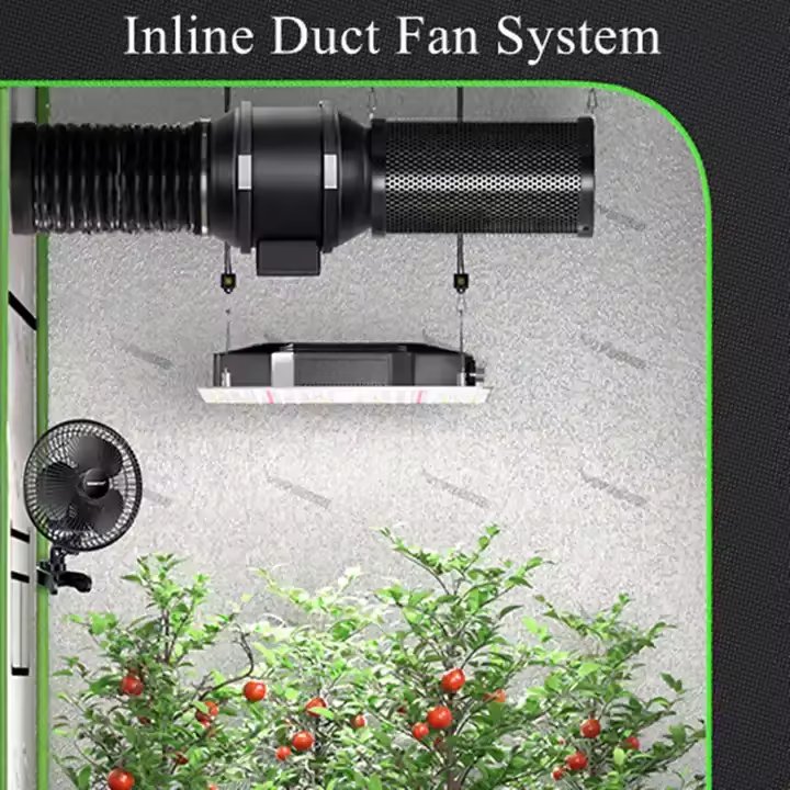 Fan Manufacturer Booster Ventilation Fans Inline Duct Fan for Grow Tents Hydroponics