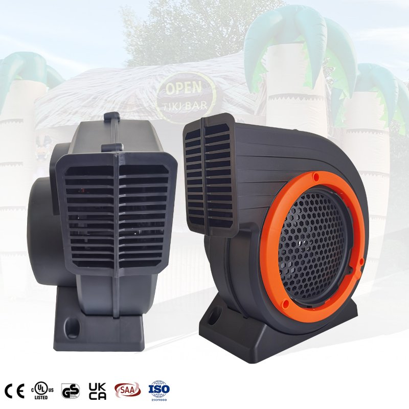 Factory Hot Selling Customizable Black Plastic air Fan Inflatable Castle Blower