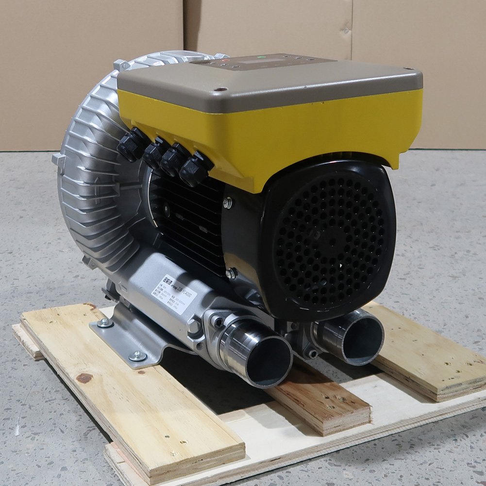 Highly Efficient Three Phase Permanent Magnet Integrated Variable Frequency Ring Blower for Printing Sucks