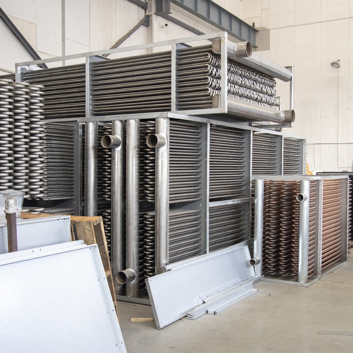 Stainless Steel Condenser Coil Evaporative Condenser Closed Loop Water Cooling Tower Heat Exchanger