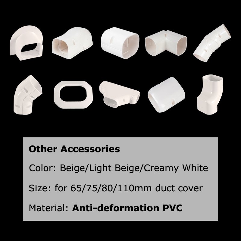 HVAC Tools Parts air Diffuser Hrv Slim Duct Cover Heat Pumps Systems Ductless Mini Split AC