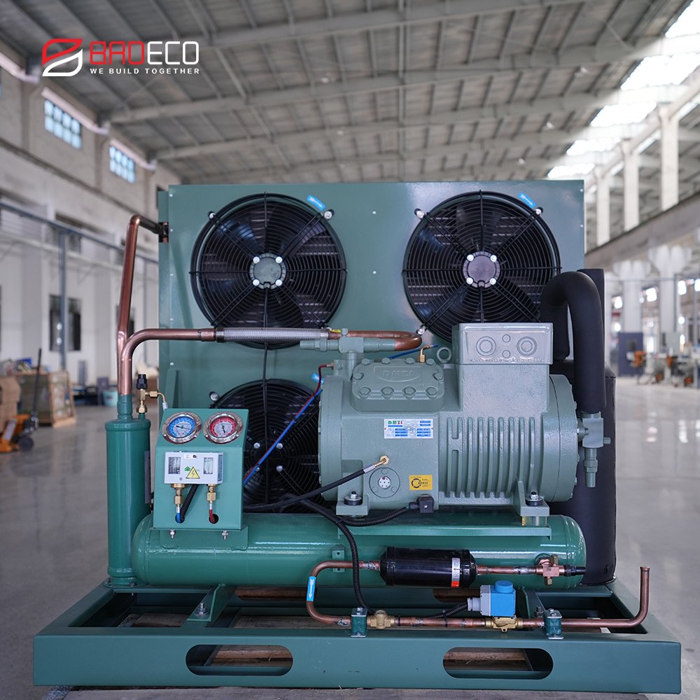 Air-Cooled Condensing Unit Cold Room Condenser Freezer Condensing Unit for Refrigeration