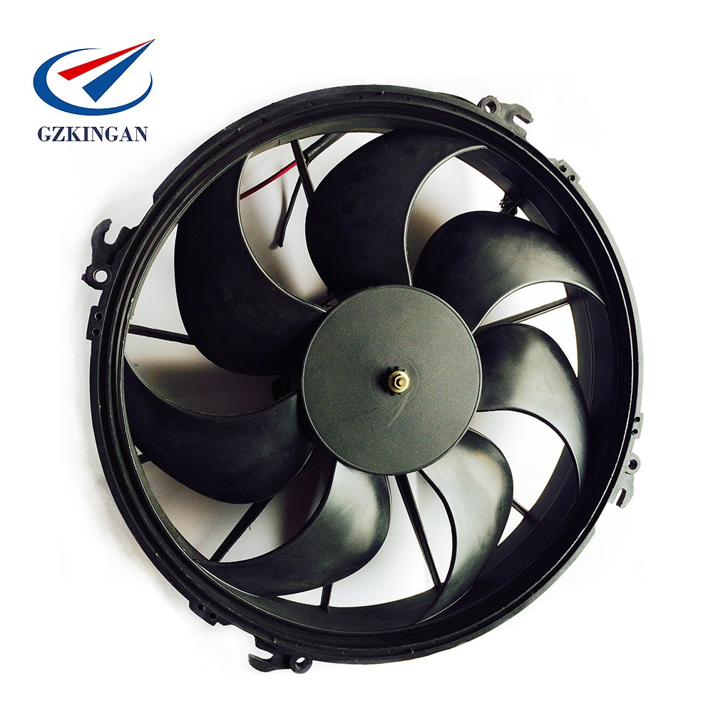 12inch Black Bus Air Conditioner Blower Cooling Radiator 12V and 24V Suction air Condenser Fan