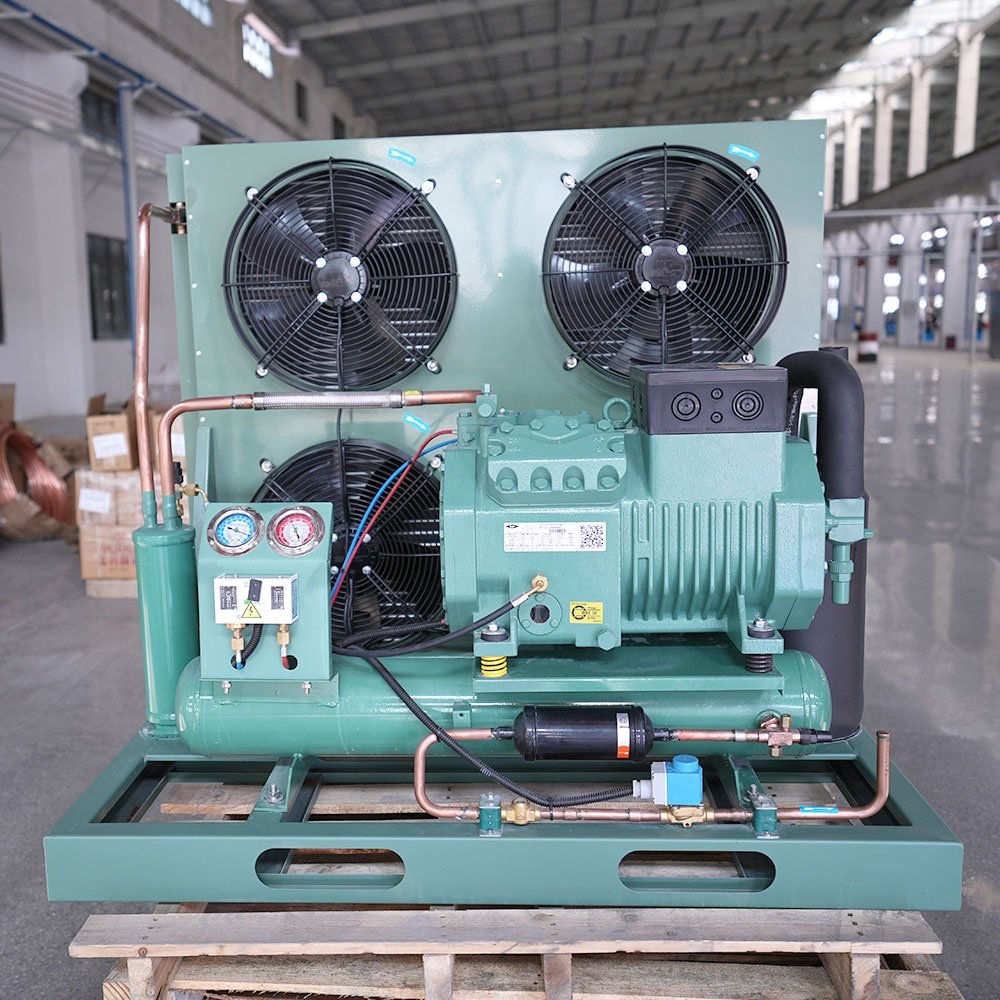 Open-type Condensing Unit Refrigerating Type Chill Water Compressor Freezer Condensing Unit