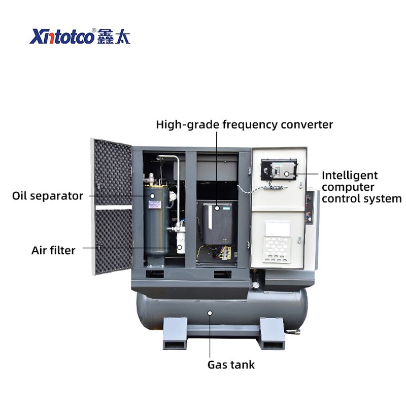 General Industrial 4 in 1 Air Compressors De Ar 15.5HP All in One Air Compressors