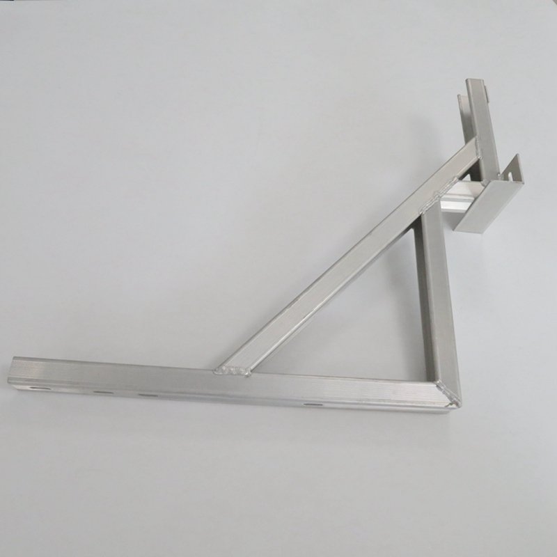 Factory Custom Metal Welding Bracket for Air Conditioner Heat Pump System Wall Mount Condenser Bracket Aluminum Welded Support