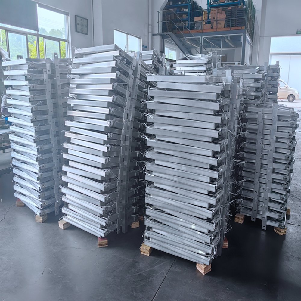 Factory Custom Metal Welding Bracket for Air Conditioner Heat Pump System Wall Mount Condenser Bracket Aluminum Welded Support