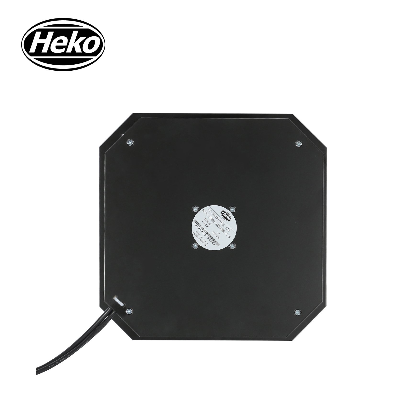 HEKO EC225mm 230VAC Controllable Chassis Belt Driven Plug Fan Centrifugal Exhaust Fan Centrifugal Blower Fan Industrial