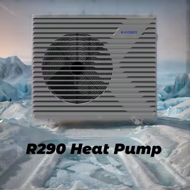 China Factory's New R290 Monobloc Heat Pump DC Inverter EVI Floor-Standing Air Conditioner With Condenser Motor-Core Included