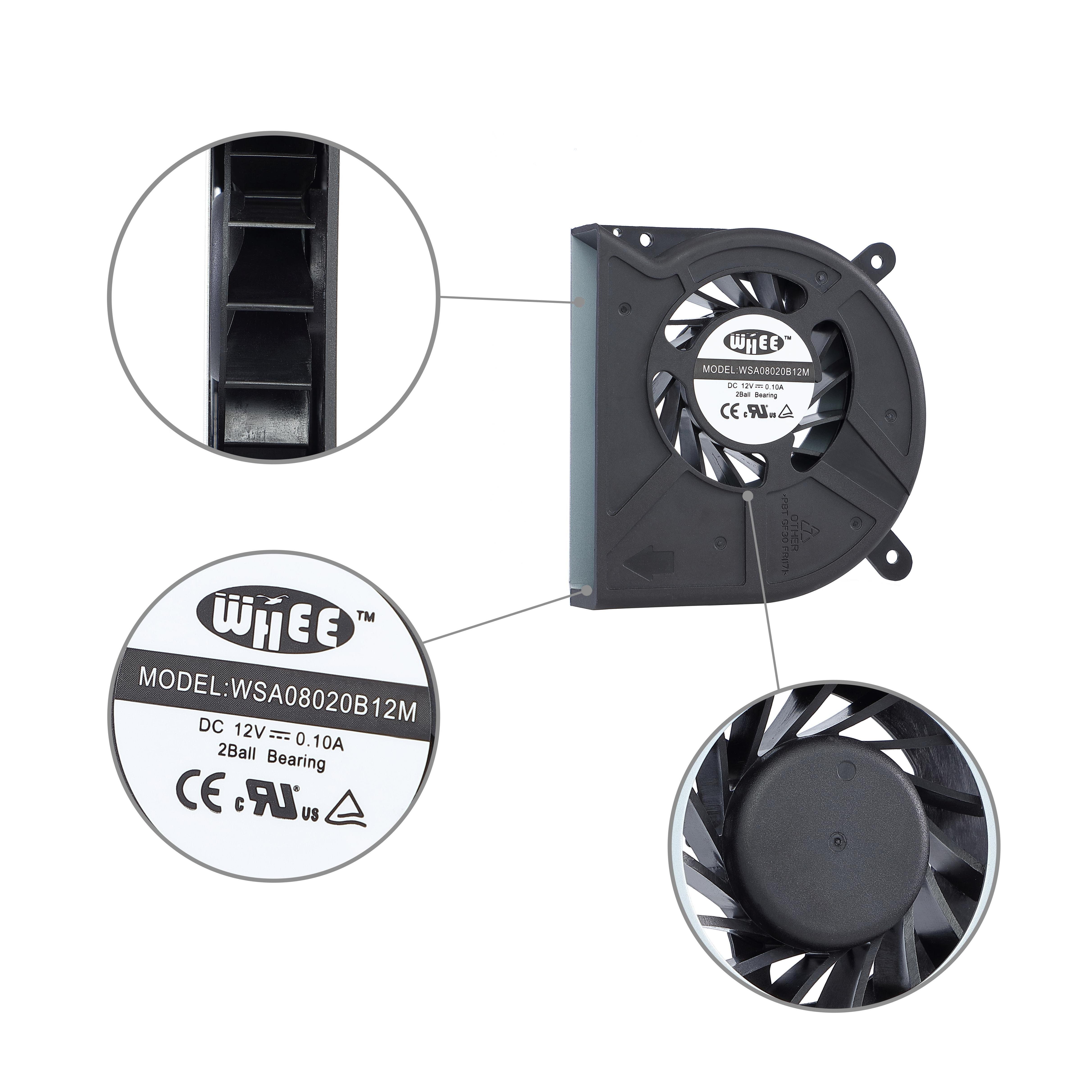 80mm Mini High Pressure air Blower Fan 12v Dc 8020 Centrifugal Cooling Fan Electric Exhaust Blower