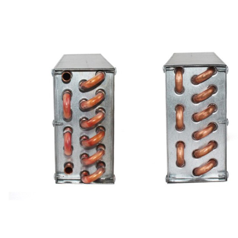Copper Tube Condenser 3/8 Heat Exchanger Coil for Miniature Double Fan Refrigeration Units