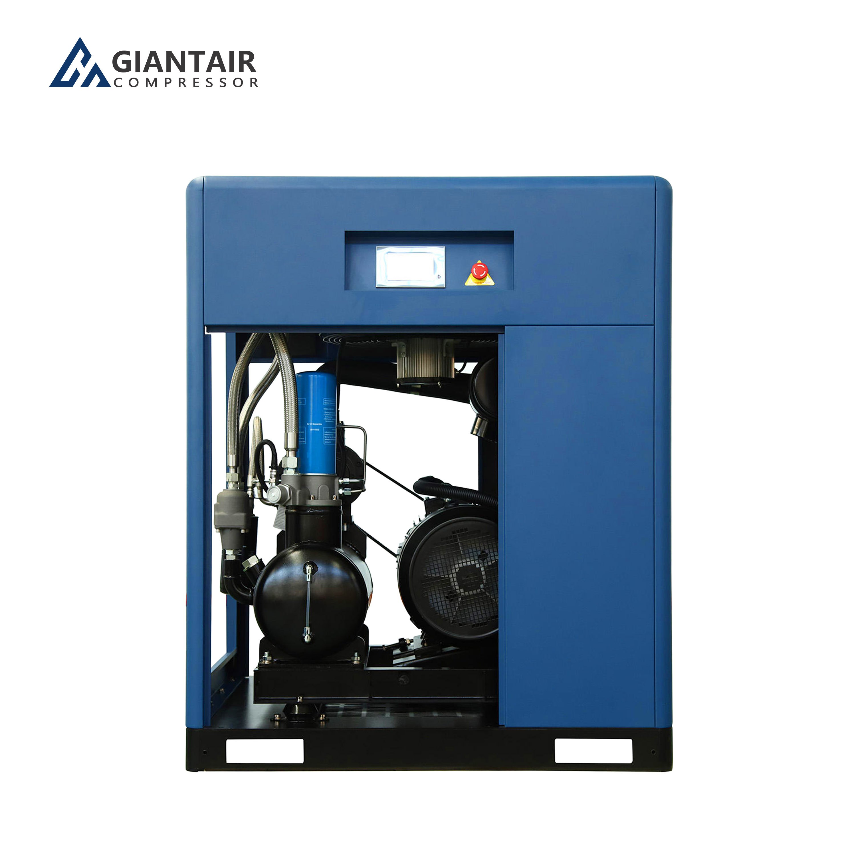 Giantair 22KW 30HP High Quality Belt Driven Rotary air Compressor Energy Saving Screw air Compressor