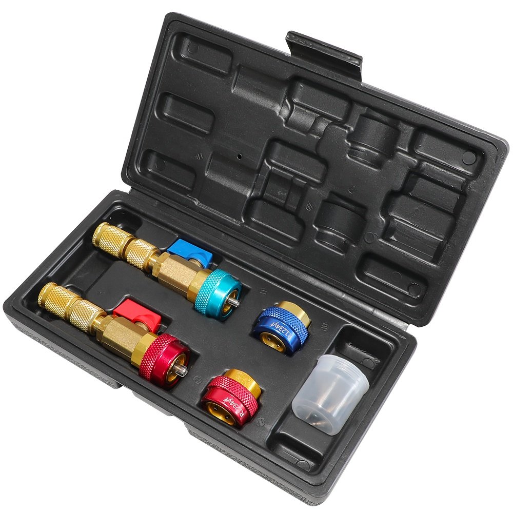 Car R134a A/C Quick Connectors Air Condition Valve Core High Low Pressure Remover Installer Tool