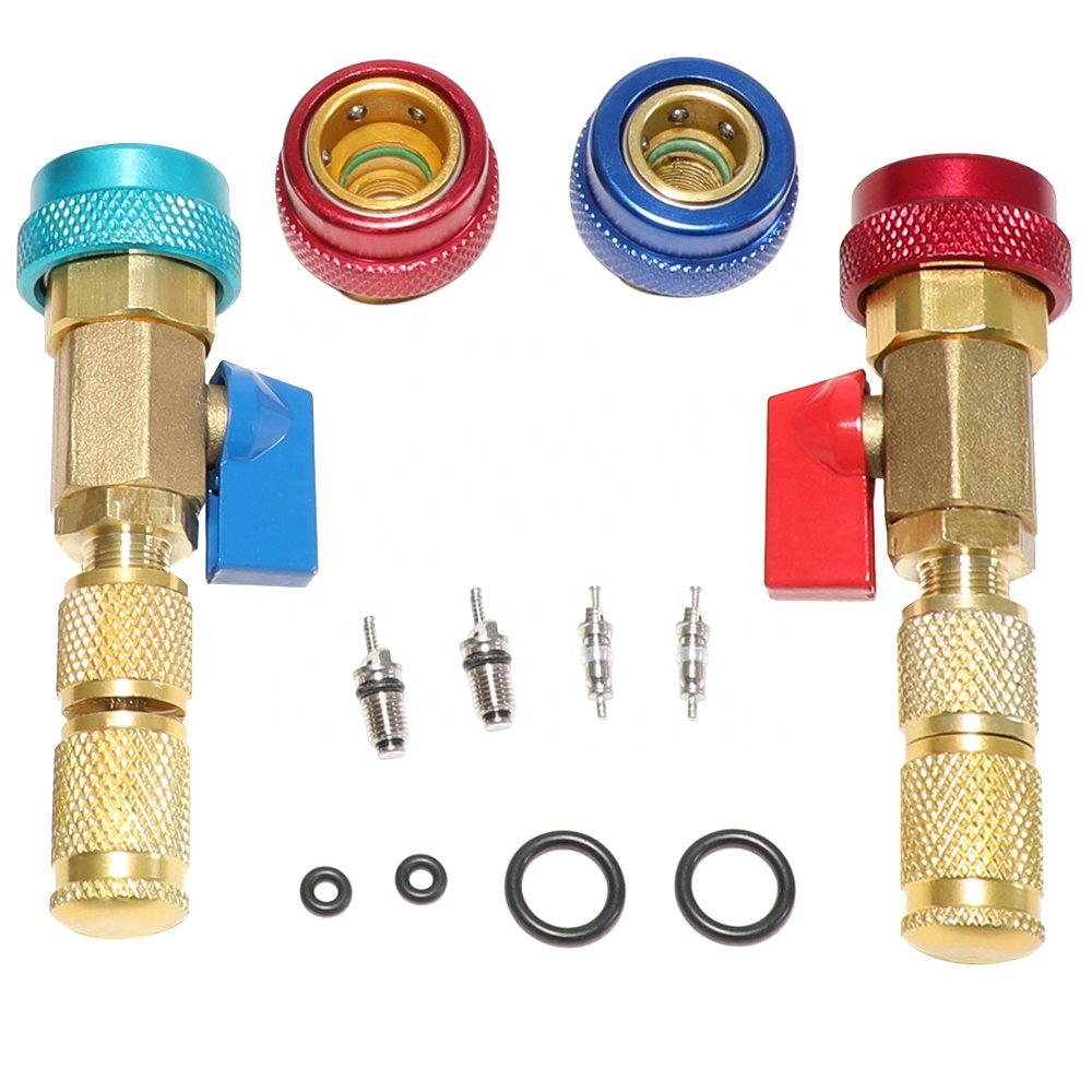 Car R134a A/C Quick Connectors Air Condition Valve Core High Low Pressure Remover Installer Tool