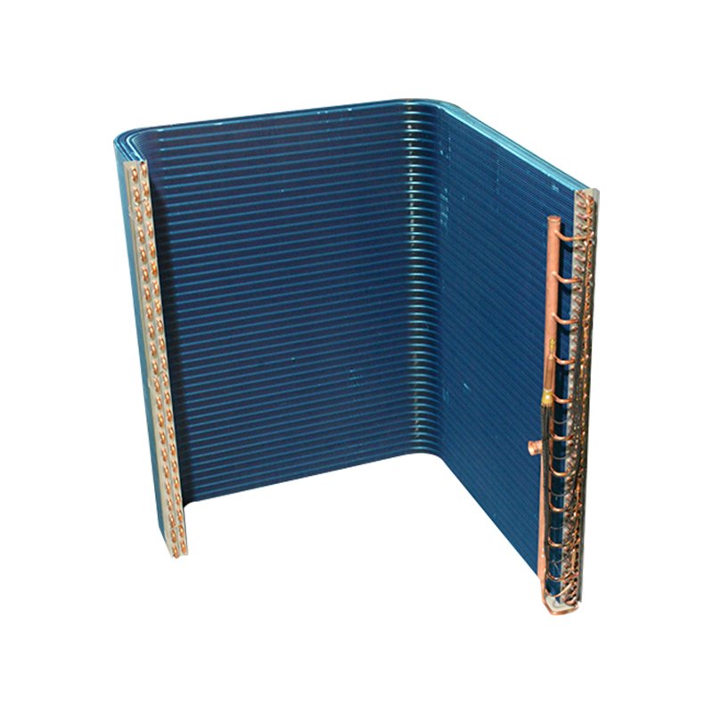 Copper Aluminium Finned Tube Refriration Evaporation Condenser Plate Heat Exchanr Coil Fan New Condition Core Cooler Cooling