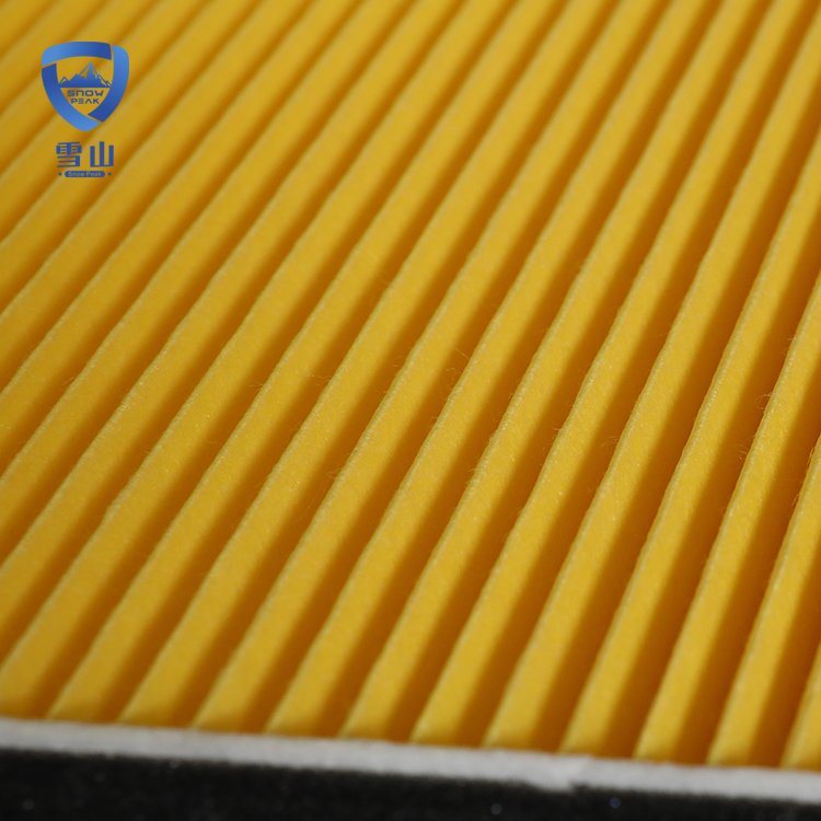 Orange High Efficiency Odor Removal Air Filter Car Cabin HEPA Air Filter