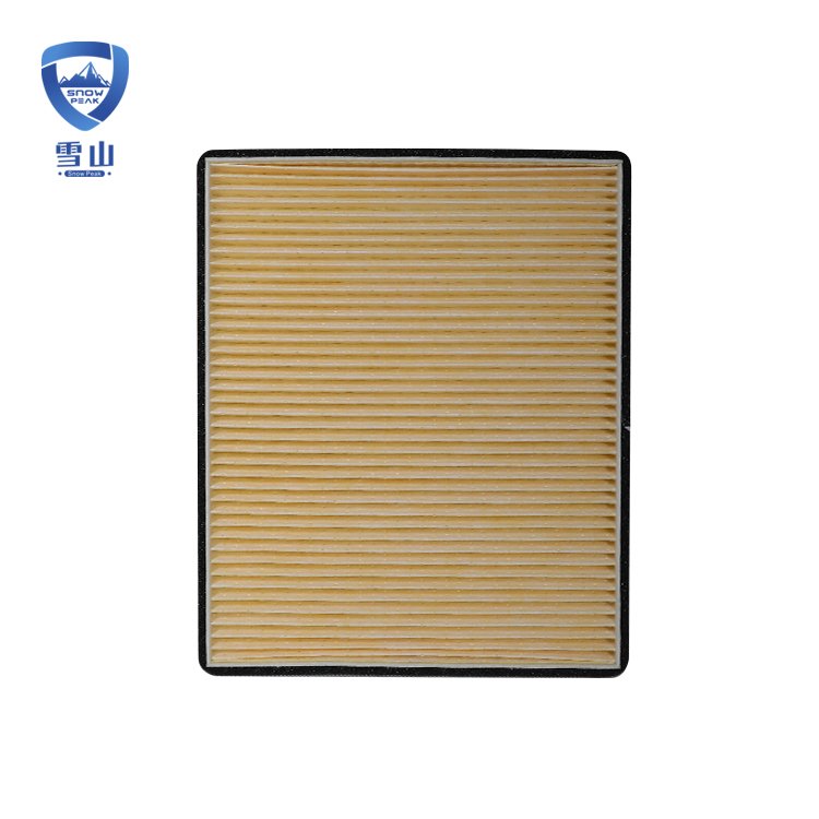 Orange High Efficiency Odor Removal Air Filter Car Cabin HEPA Air Filter